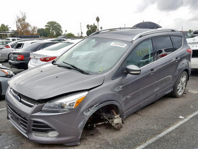 1FMCU9J94DUA78472 - 2013 FORD ESCAPE TIT GRAY photo 2