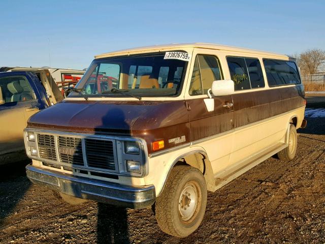 2GJGG39K4L4516328 - 1990 GMC RALLY WAGO TAN photo 2