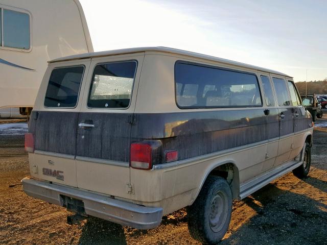 2GJGG39K4L4516328 - 1990 GMC RALLY WAGO TAN photo 4