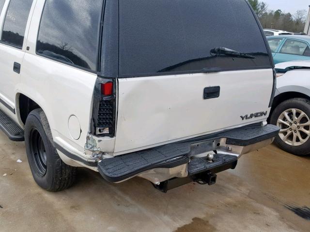 1GKEC13RXXR516373 - 1999 GMC YUKON WHITE photo 9