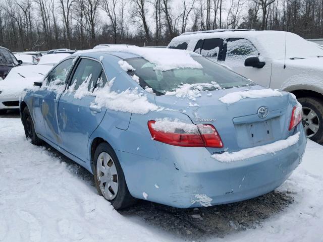 4T1BE46K87U724897 - 2007 TOYOTA CAMRY NEW BLUE photo 3