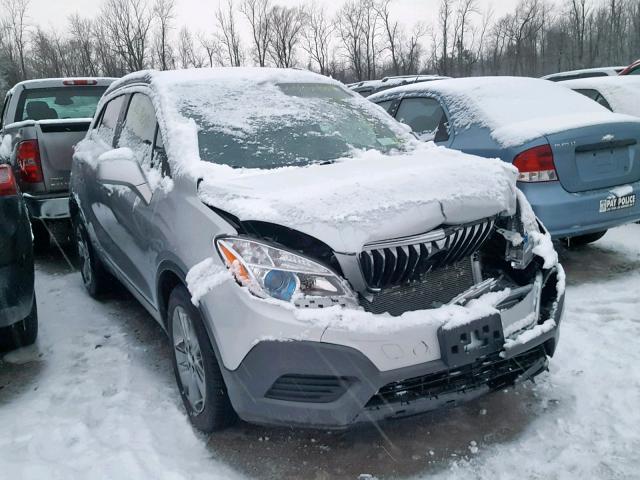 KL4CJASB6DB159625 - 2013 BUICK ENCORE SILVER photo 1