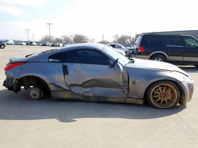 JN1BZ34D28M704415 - 2008 NISSAN 350Z COUPE CHARCOAL photo 9