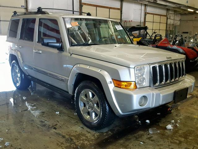 1J8HG582X6C297750 - 2006 JEEP COMMANDER SILVER photo 1
