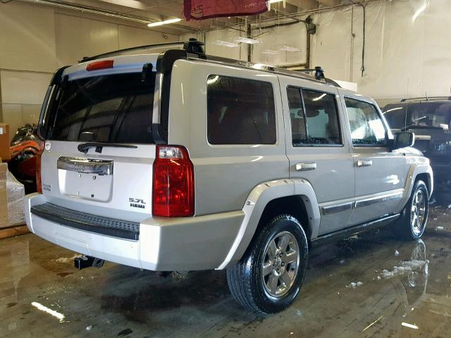 1J8HG582X6C297750 - 2006 JEEP COMMANDER SILVER photo 4