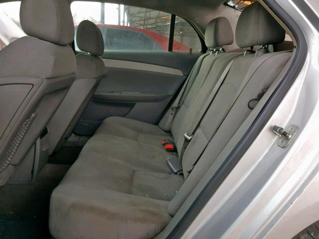 1G1ZH57B694264343 - 2009 CHEVROLET MALIBU 1LT 银色 照片 6
