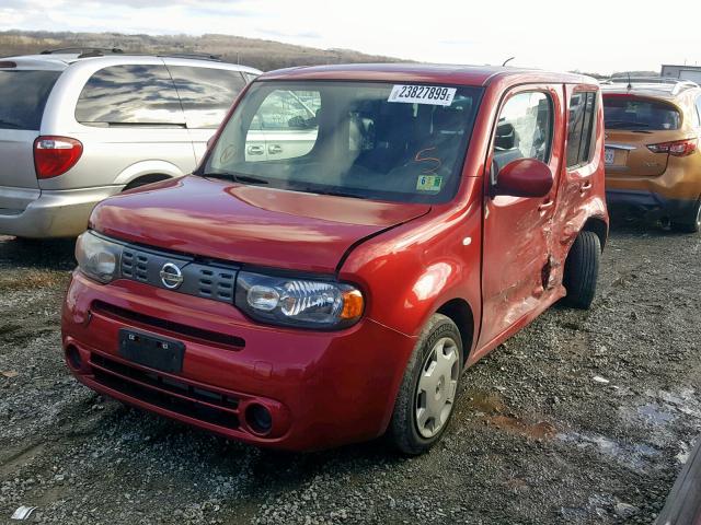 JN8AZ2KRXBT207468 - 2011 NISSAN CUBE BASE RED photo 2