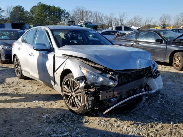 JN1BV7AP8EM674236 - 2014 INFINITI Q50 BASE SILVER photo 1