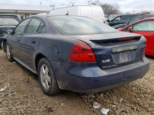 2G2WP552181186682 - 2008 PONTIAC GRAND PRIX BLUE photo 3