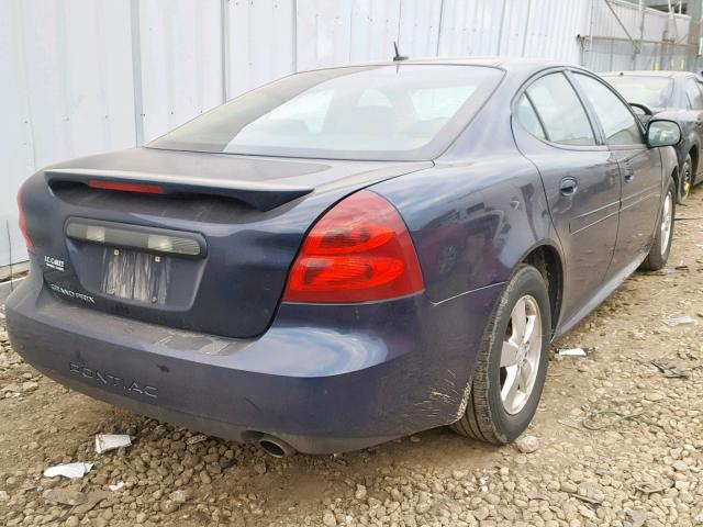 2G2WP552181186682 - 2008 PONTIAC GRAND PRIX BLUE photo 4