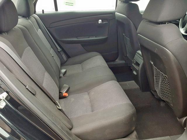 1G1ZC5EB1AF141530 - 2010 CHEVROLET MALIBU 1LT შავი ფოტო 6