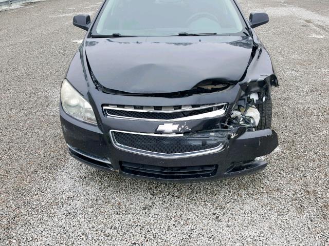 1G1ZC5EB1AF141530 - 2010 CHEVROLET MALIBU 1LT შავი ფოტო 9