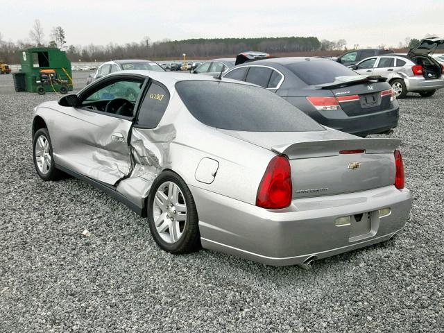 2G1WK151269165972 - 2006 CHEVROLET MONTE CARL 银色 照片 3