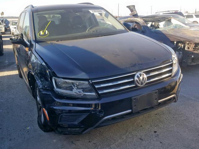 3VV3B7AX3JM009982 - 2018 VOLKSWAGEN TIGUAN SE BLACK photo 1