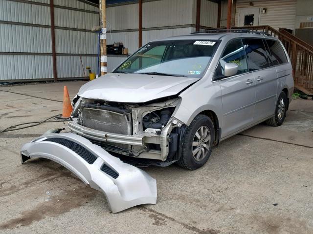 5FNRL386X8B405496 - 2008 HONDA ODYSSEY EX SILVER photo 2