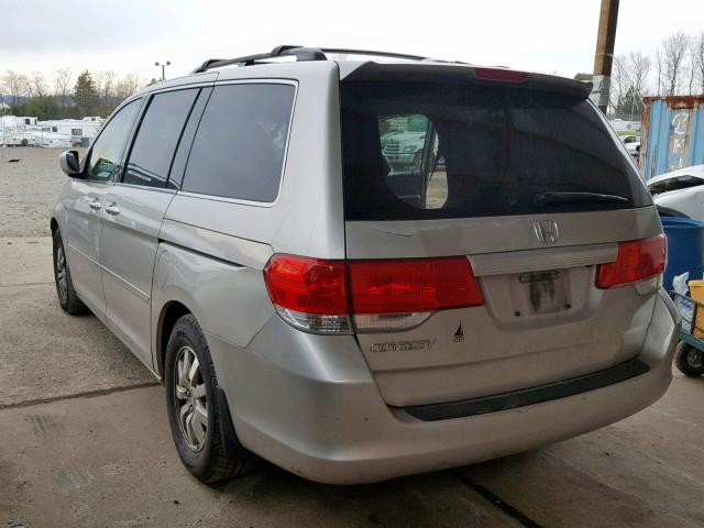 5FNRL386X8B405496 - 2008 HONDA ODYSSEY EX SILVER photo 3