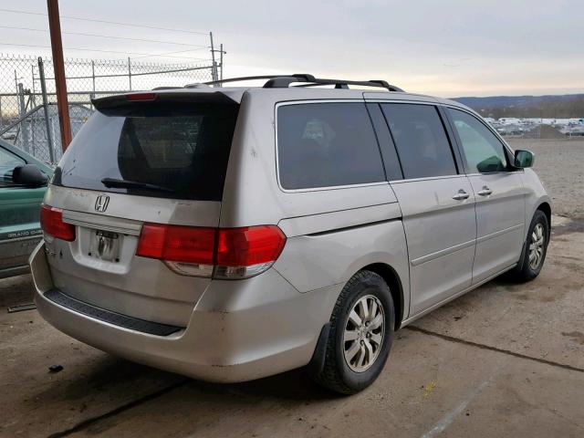 5FNRL386X8B405496 - 2008 HONDA ODYSSEY EX SILVER photo 4