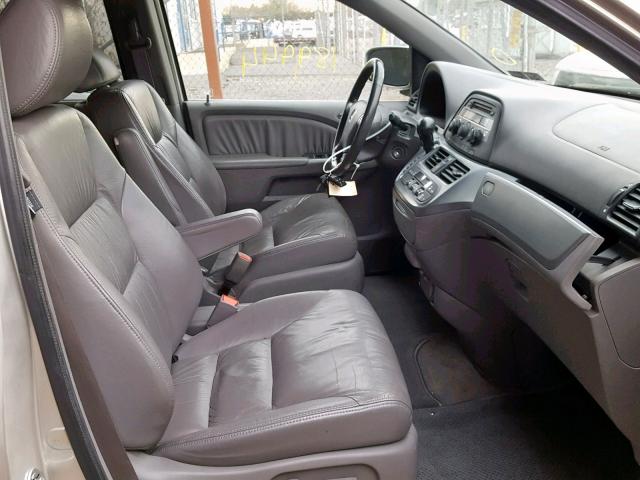 5FNRL386X8B405496 - 2008 HONDA ODYSSEY EX SILVER photo 5