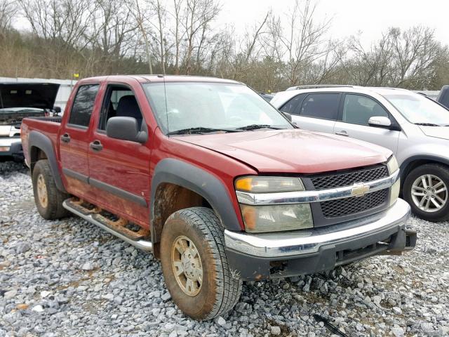 1GCDS136568236929 - 2006 CHEVROLET COLORADO MAROON photo 1