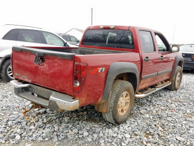 1GCDS136568236929 - 2006 CHEVROLET COLORADO MAROON photo 4