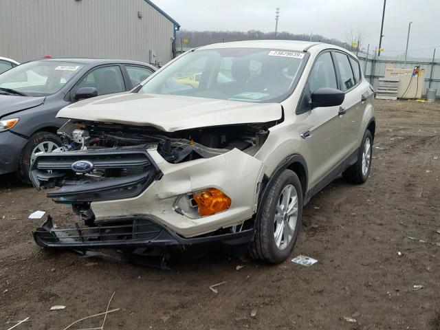 1FMCU0F77JUB08160 - 2018 FORD ESCAPE S TAN photo 2