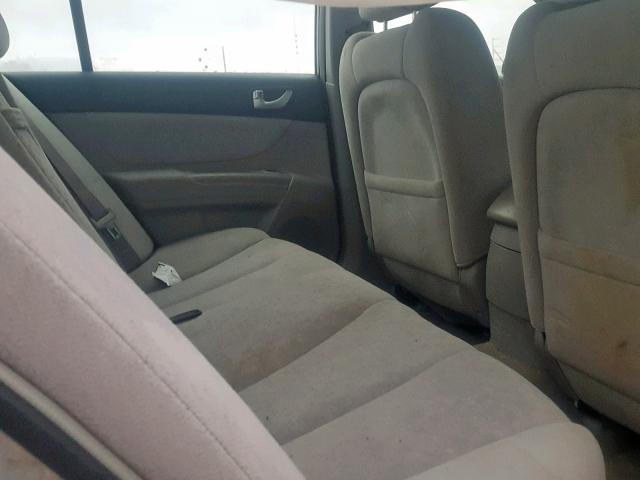 5NPEU46F16H090185 - 2006 HYUNDAI SONATA GLS SILVER photo 6