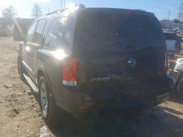 5N1AA0ND9CN610348 - 2012 NISSAN ARMADA SV BLACK photo 3