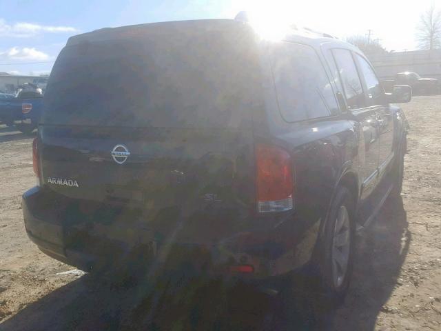 5N1AA0ND9CN610348 - 2012 NISSAN ARMADA SV BLACK photo 4