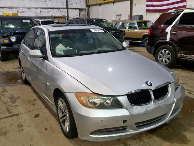 WBAVC53578FZ85226 - 2008 BMW 328 I SULE SILVER photo 1