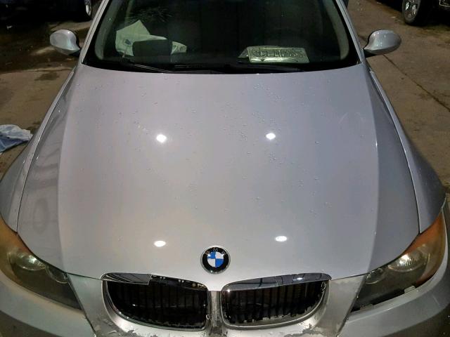 WBAVC53578FZ85226 - 2008 BMW 328 I SULE SILVER photo 7