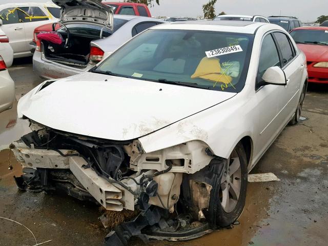 1G1ZJ57B89F147596 - 2009 CHEVROLET MALIBU 2LT WHITE photo 2