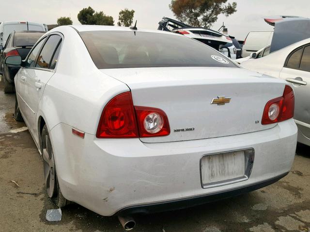 1G1ZJ57B89F147596 - 2009 CHEVROLET MALIBU 2LT WHITE photo 3