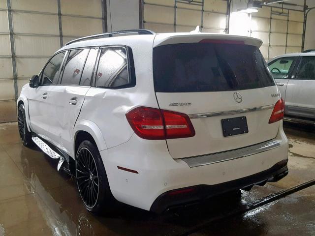 4JGDF7FE4HA866121 - 2017 MERCEDES-BENZ GLS 63 AMG WHITE photo 3