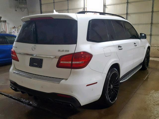 4JGDF7FE4HA866121 - 2017 MERCEDES-BENZ GLS 63 AMG WHITE photo 4