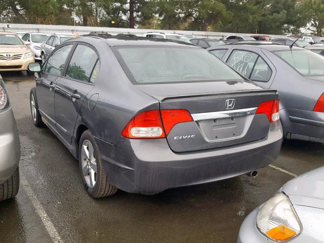 19XFA15679E017196 - 2009 HONDA CIVIC SILVER photo 3