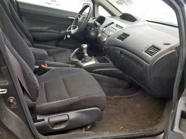 19XFA15679E017196 - 2009 HONDA CIVIC SILVER photo 5