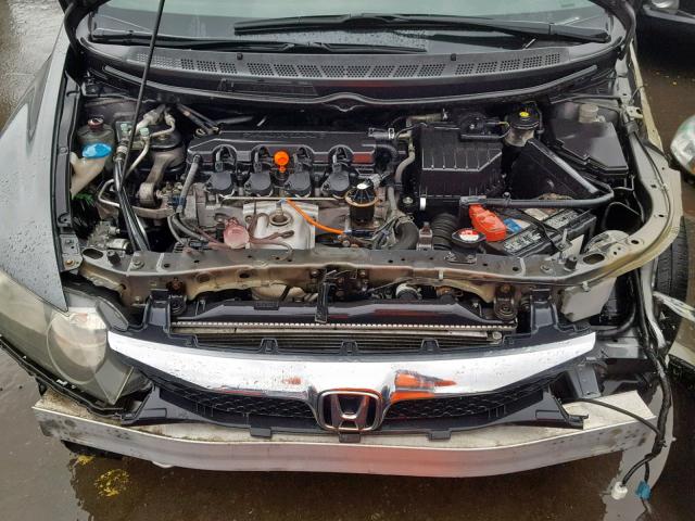 19XFA15679E017196 - 2009 HONDA CIVIC SILVER photo 7