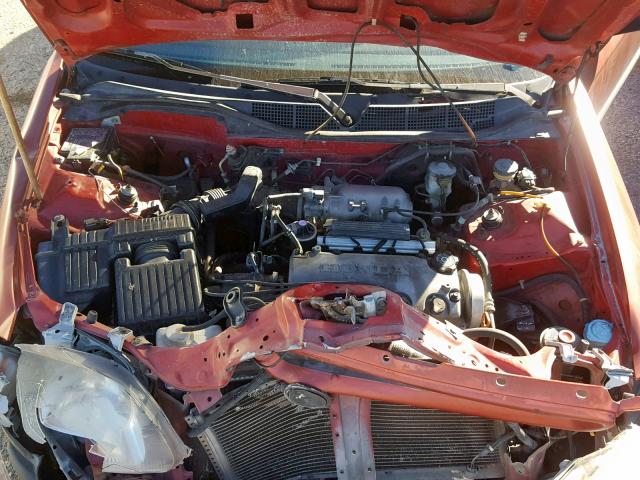 1HGEJ712XTL011314 - 1996 HONDA CIVIC HX RED photo 7