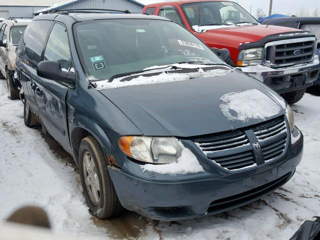 1D4GP45R65B177319 - 2005 DODGE CARAVAN SX BLUE photo 1