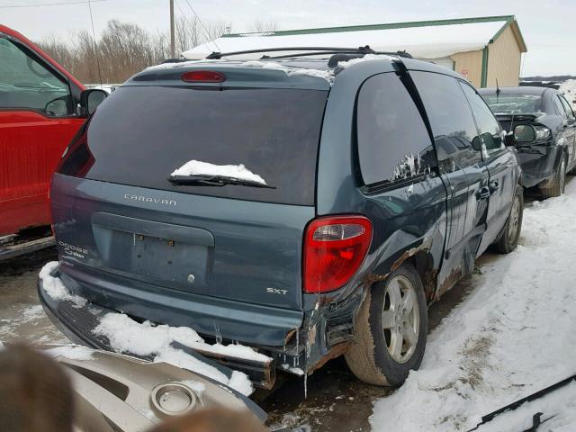 1D4GP45R65B177319 - 2005 DODGE CARAVAN SX BLUE photo 4