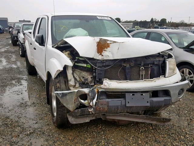 1N6AD09W78C405604 - 2008 NISSAN FRONTIER C WHITE photo 1