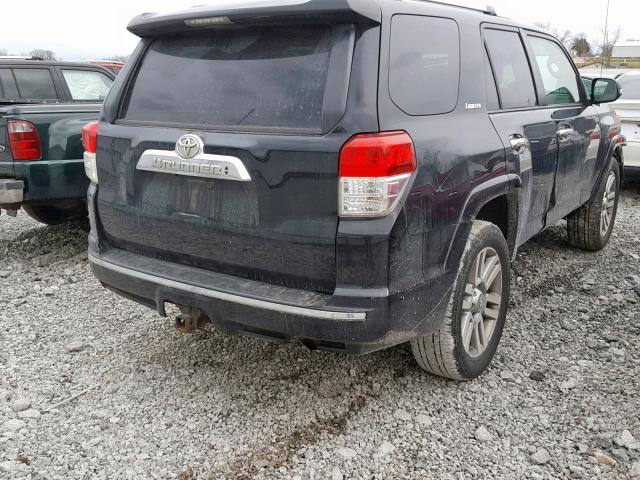 JTEBU5JR0B5033668 - 2011 TOYOTA 4RUNNER SR BLACK photo 4