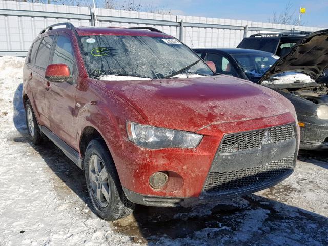 JA4AS2AW4AZ600671 - 2010 MITSUBISHI OUTLANDER RED photo 1