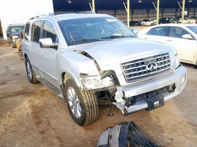 5N3AA08C88N900436 - 2008 INFINITI QX56 SILVER photo 1