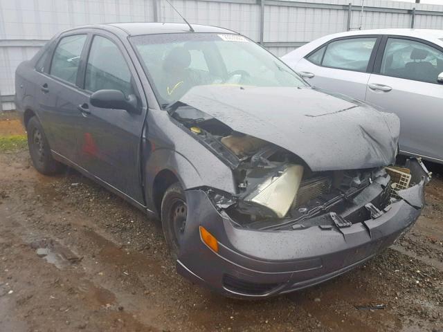 1FAFP34N77W154182 - 2007 FORD FOCUS ZX4 GRAY photo 1