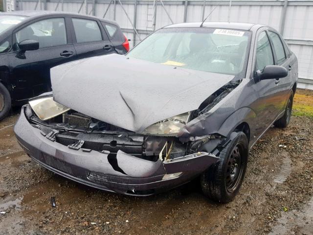 1FAFP34N77W154182 - 2007 FORD FOCUS ZX4 GRAY photo 2