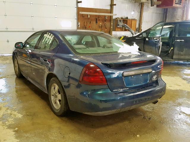 2G2WP522X51145287 - 2005 PONTIAC GRAND PRIX BLUE photo 3