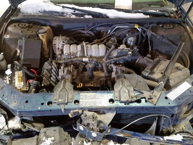 2G2WP522X51145287 - 2005 PONTIAC GRAND PRIX BLUE photo 7