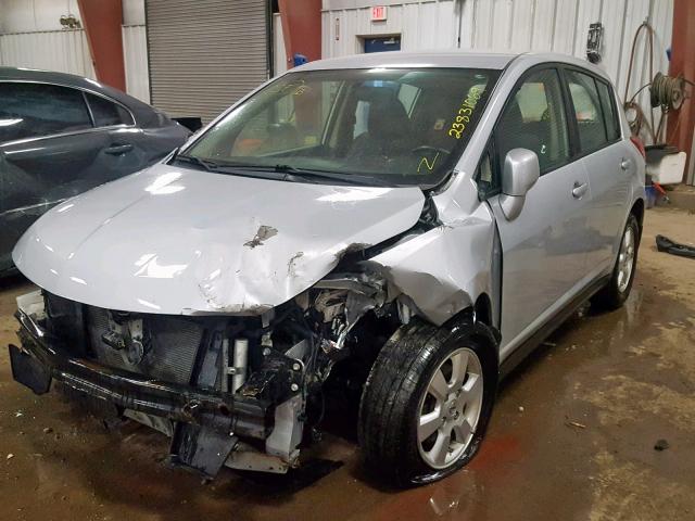 3N1BC13E69L378288 - 2009 NISSAN VERSA S SILVER photo 2