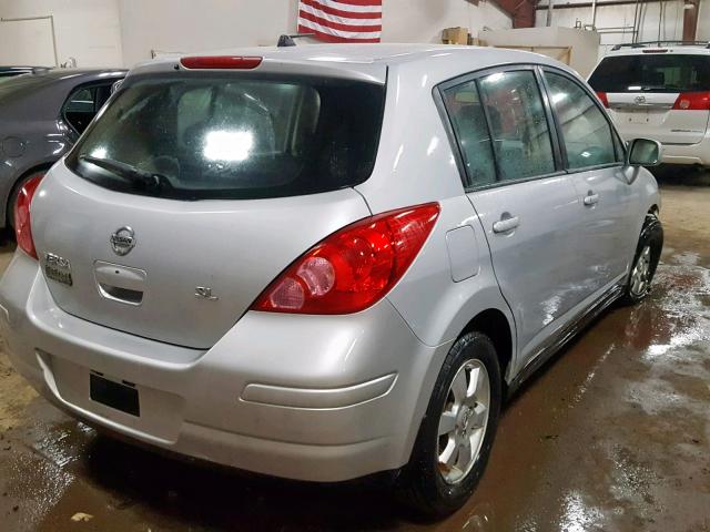 3N1BC13E69L378288 - 2009 NISSAN VERSA S SILVER photo 4